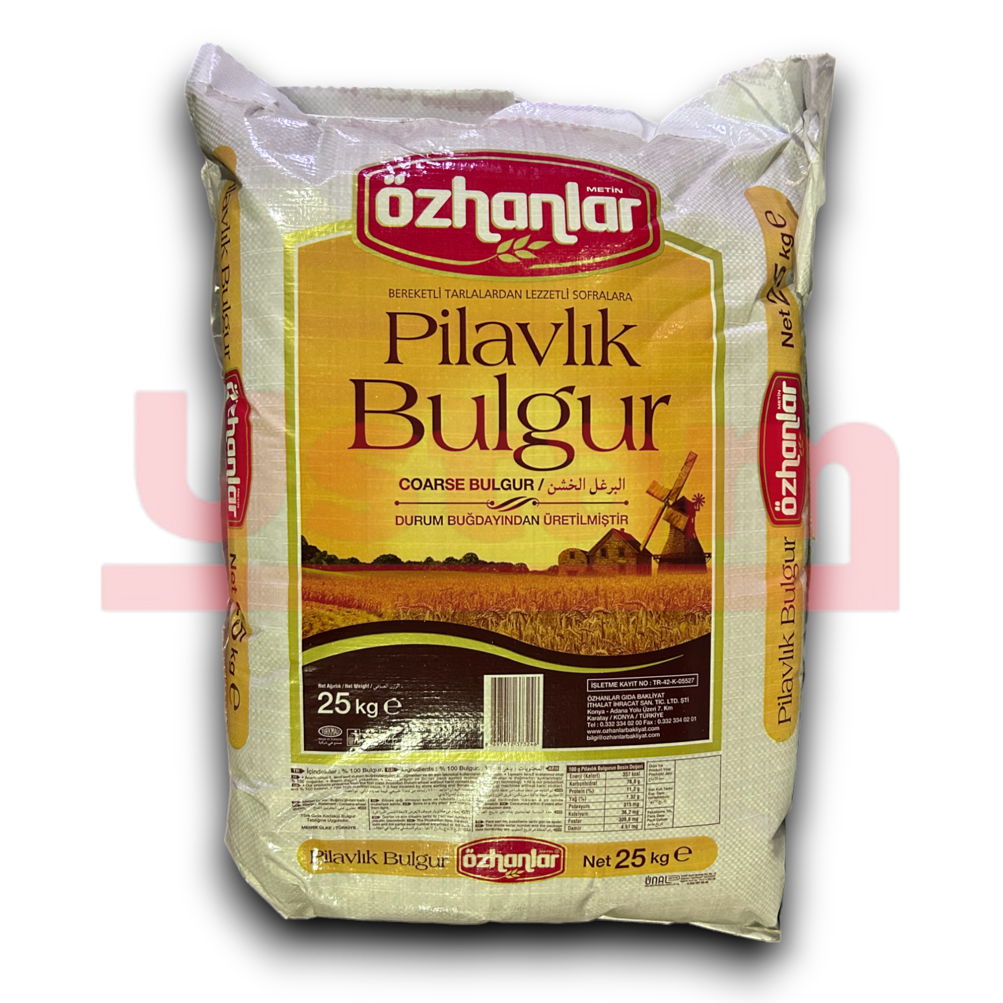 Özhanlar - Sárga Bulgur 25 kg