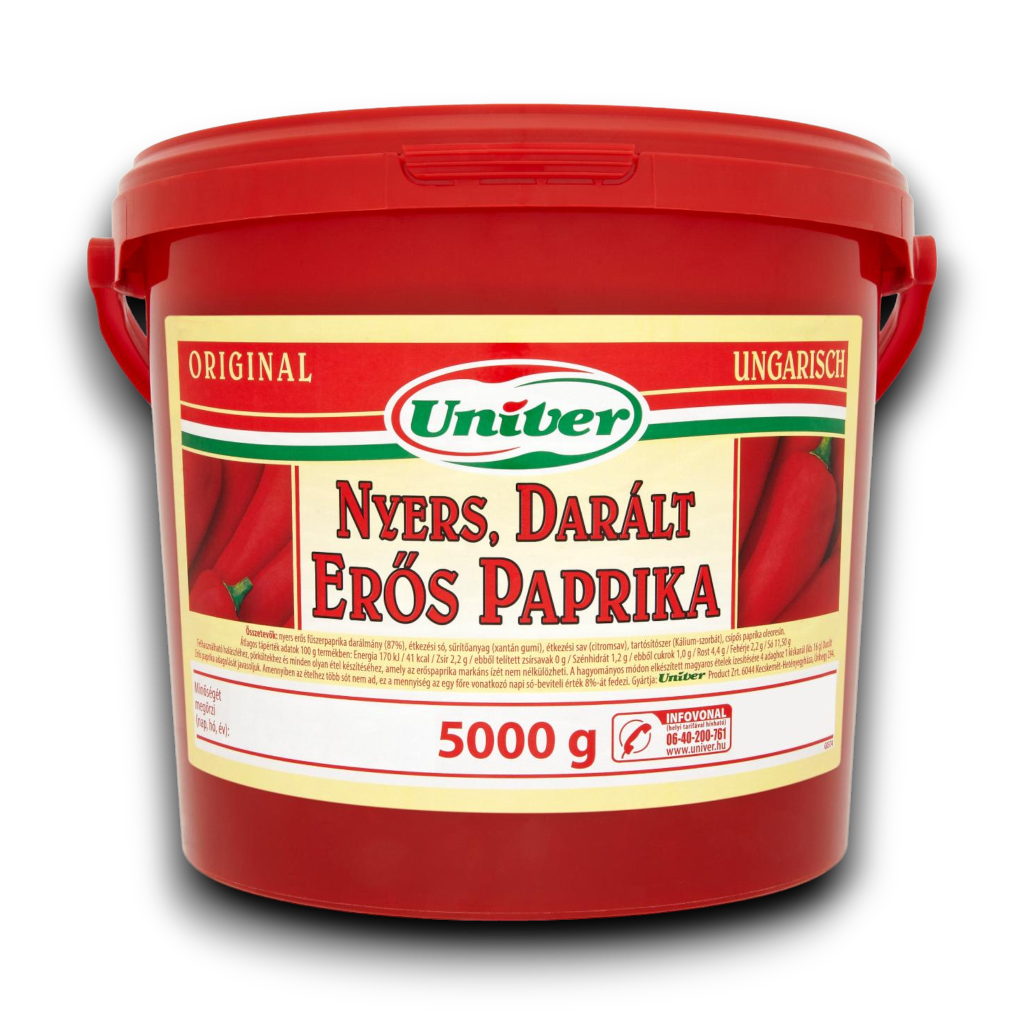Univer Erős Pista Darált Csípős Paprika 5 kg