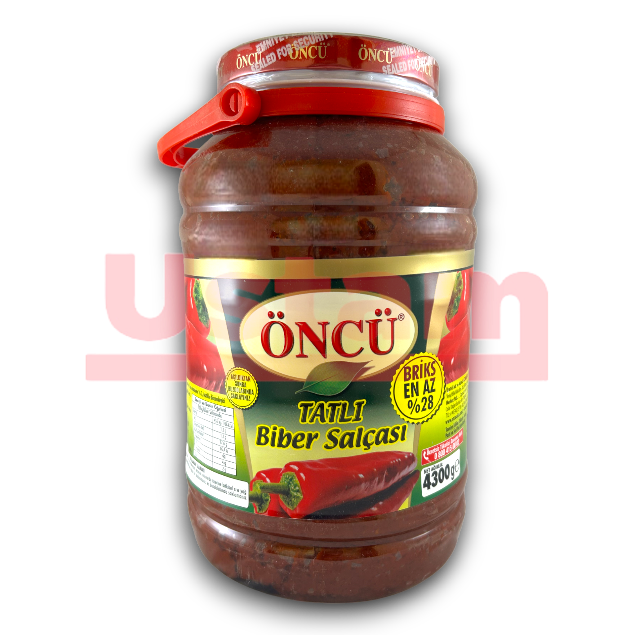 Öncü - Édes Paprika Püré - 4300 g