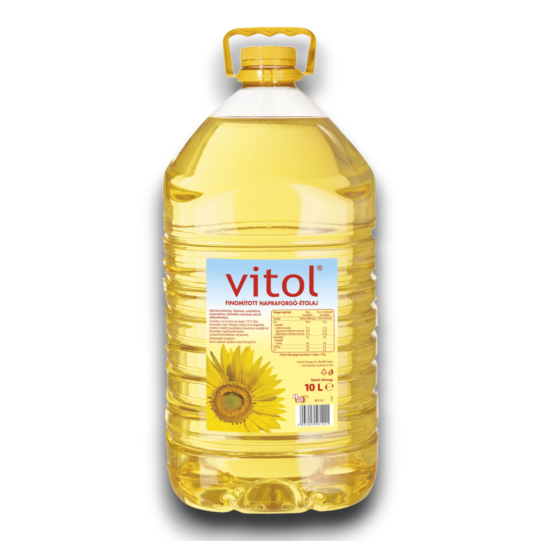 Vitol Napraforgó Olaj 10 l