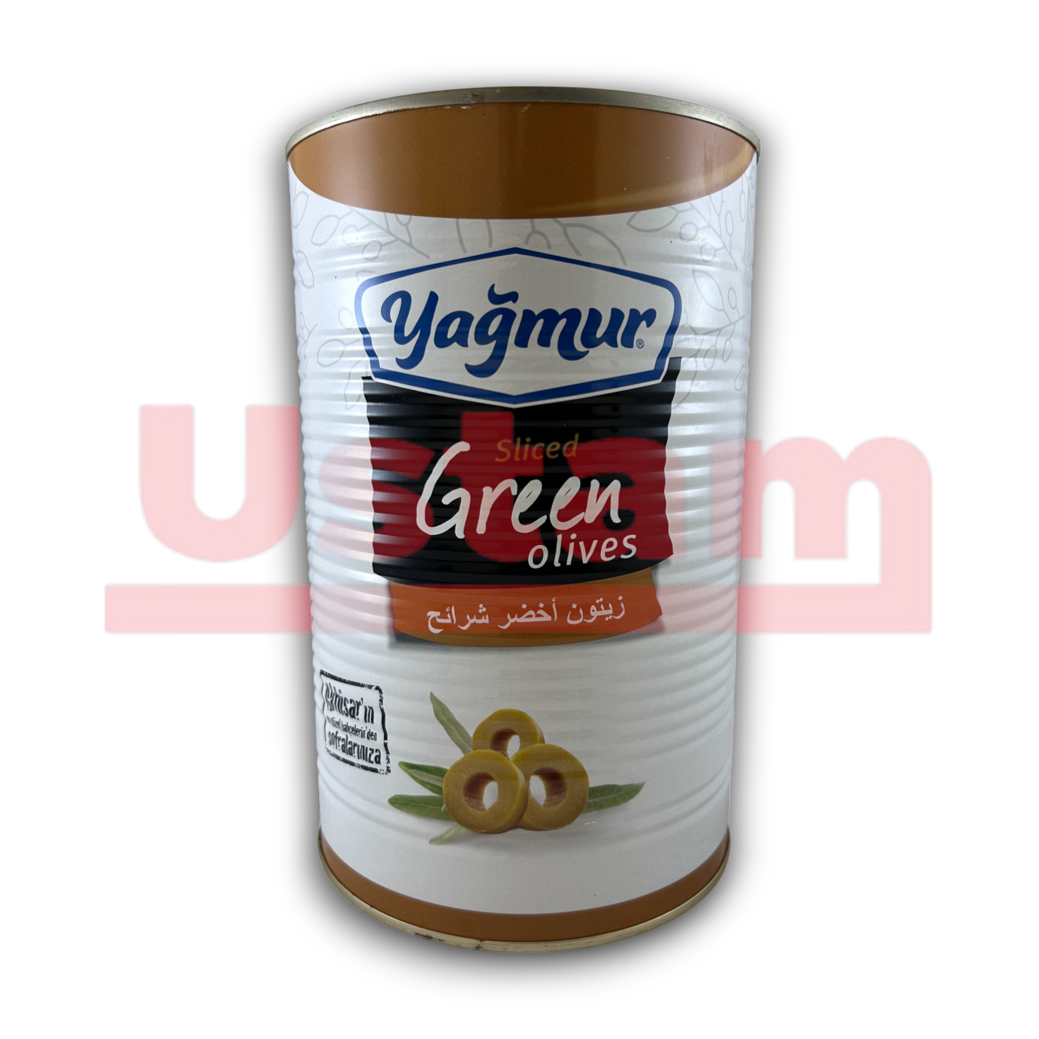 Yağmur - Szeletelt Zöld Olivabogyó - 4550 g